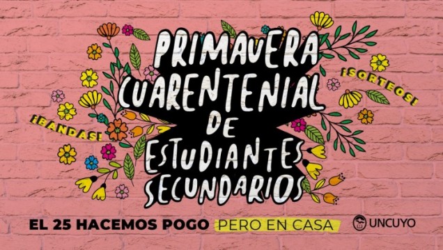 imagen Primavera Cuarentenial: los estudiantes de secundarios celebran su día