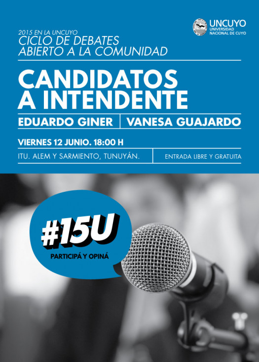 imagen Debate de candidatos a intendente de Tunuyán y Malargüe
