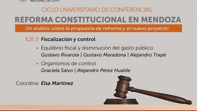 imagen Reforma constitucional: continúa el análisis de especialistas de la UNCUYO