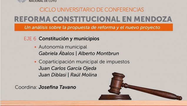 imagen Reforma constitucional: continúa el análisis de especialistas de la UNCUYO