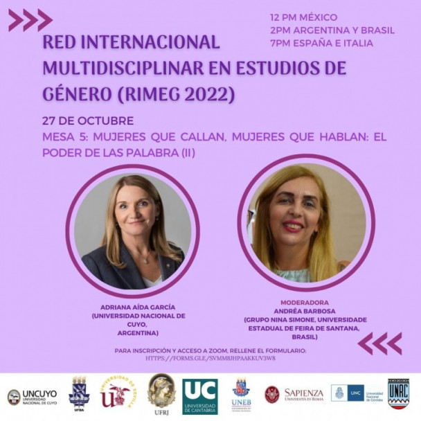 imagen Con "Mujeres que callan, mujeres que hablan" finaliza el ciclo de charlas de RIMEG