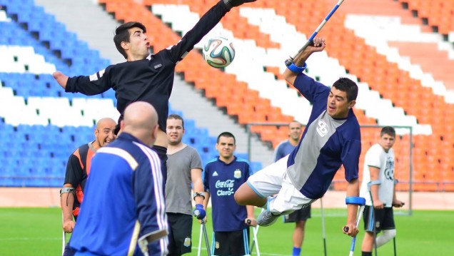 imagen Selección Nacional de fútbol de amputados en la UNCuyo