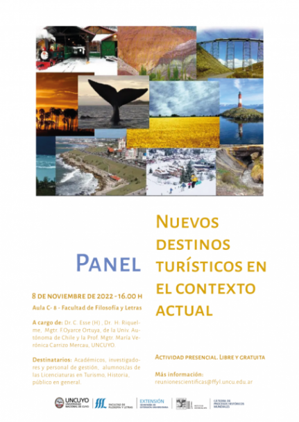imagen Un panel argentino-chileno analizará nuevos destinos turísticos en el contexto actual