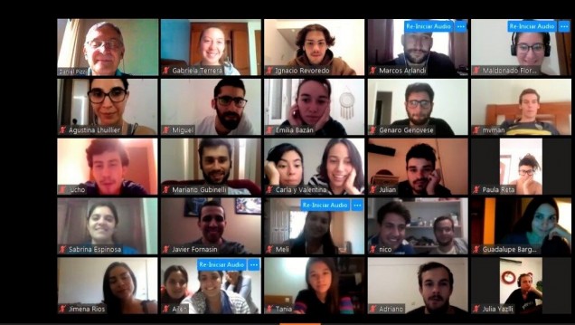 imagen UNCUYO en red: 100 alumnos que están por el mundo charlaron online con Pizzi 
