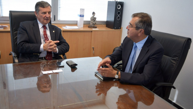 imagen Rector de universidad chilena visitó la UNCuyo