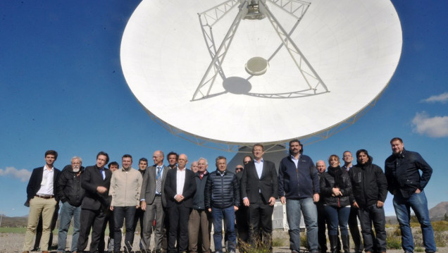 imagen La UNCuyo fue parte de la comitiva que visitó la Antena de Espacio Profundo en Malargüe