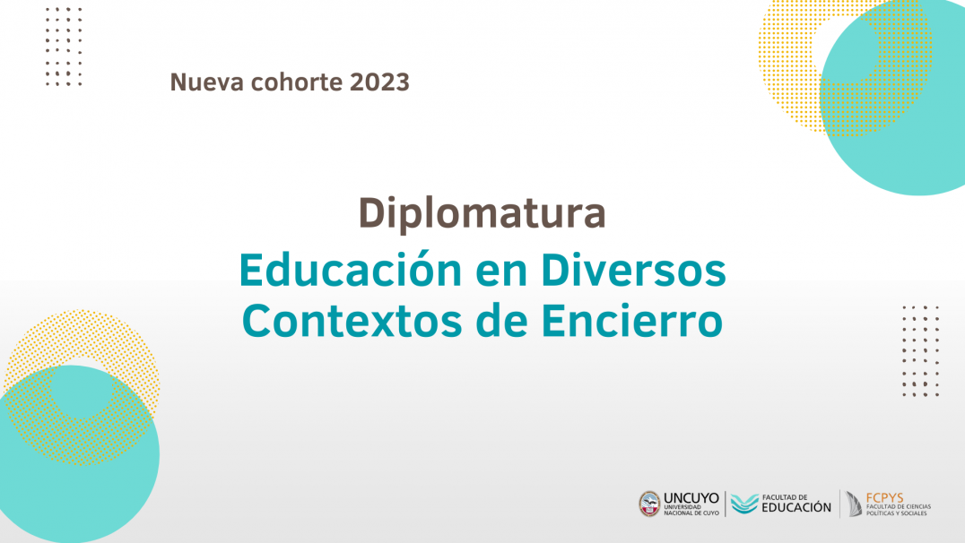 imagen Inscriben a nueva cohorte de la Diplomatura en Educación en Contextos de Encierro