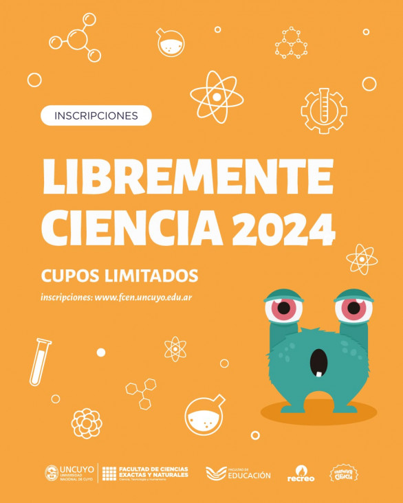 imagen Ya se encuentran abiertas las inscripciones a Libremente Ciencia 2024
