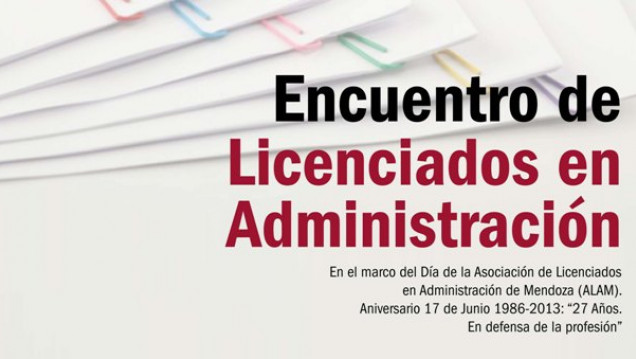 imagen La UNCuyo firmará convenio con la Asociación de Licenciados en Administración de Mendoza