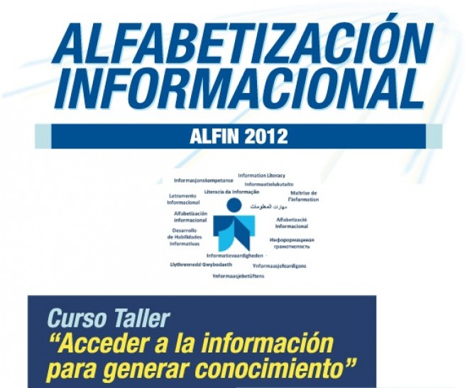 imagen Curso-taller "Alfabetización informacional -ALFIN- acceder a la información para generar conocimiento", en Tunuyán.