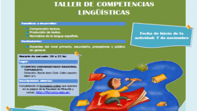 imagen Taller de competencias lingúísticas