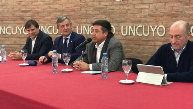 imagen Luis Rappoport visitó la UNCUYO