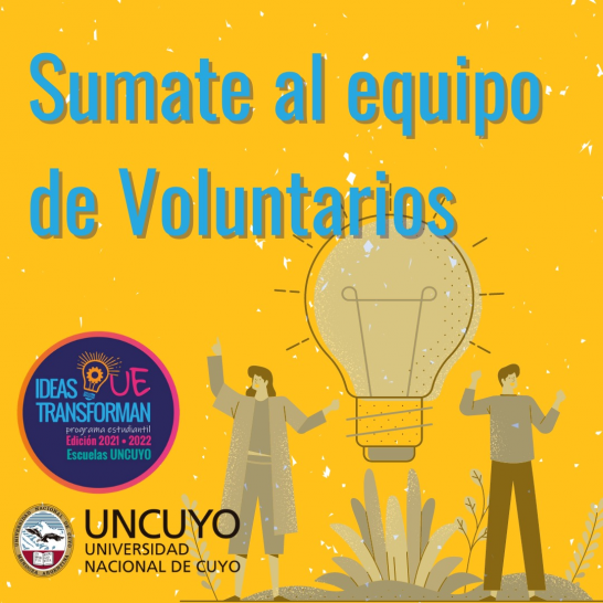 imagen Se abre la convocatoria para Voluntaries de programa estudiantil de la UNCuyo