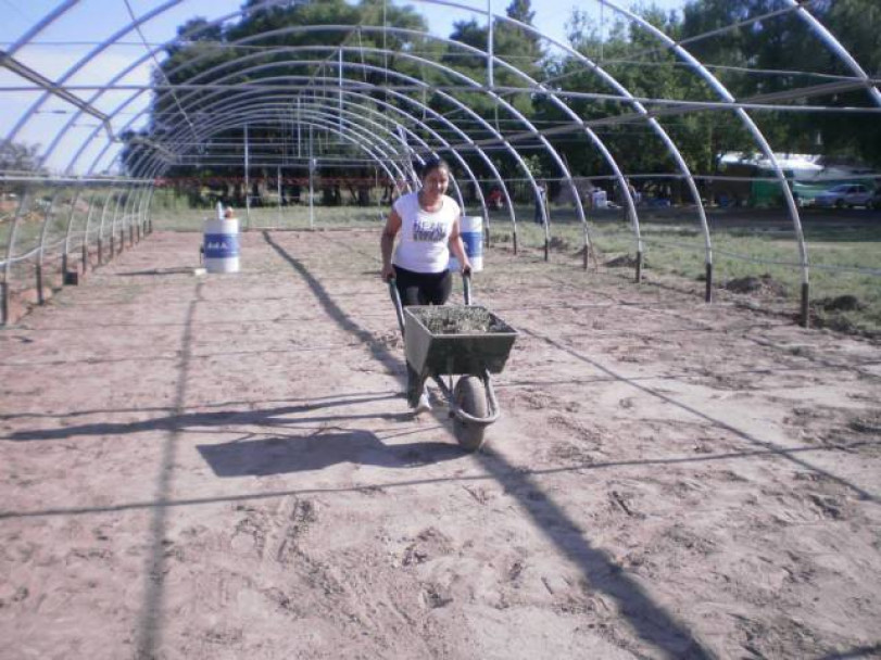 imagen La SRIyT concluyó el año de actividades inaugurando el invernadero de plantines de especies hortícolas en Lavalle