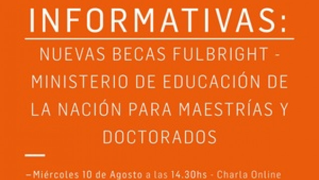 imagen Charla online de Comisión Fulbright sobre as Nuevas becas Master y Doctorado 2017 