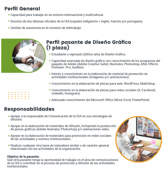 imagen La Organización Universitaria Interamericana (OUI) lanza su convocatoria para realizar pasantías virtuales