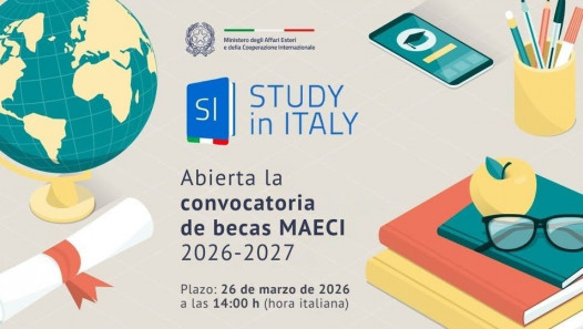 imagen Convocatoria para la asignación de becas ofrecidas por el gobierno italiano a estudiantes extranjeros y a italianos residentes en el exterior (IRE) para el año académico 2026-2027