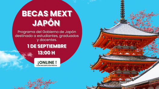 imagen Charla informativa sobre becas del Gobierno de Japón (MEXT)