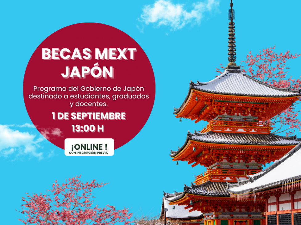 imagen Charla informativa sobre becas del Gobierno de Japón (MEXT)
