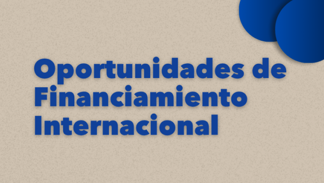 imagen Charla informativa sobre Oportunidades de financiamiento internacional