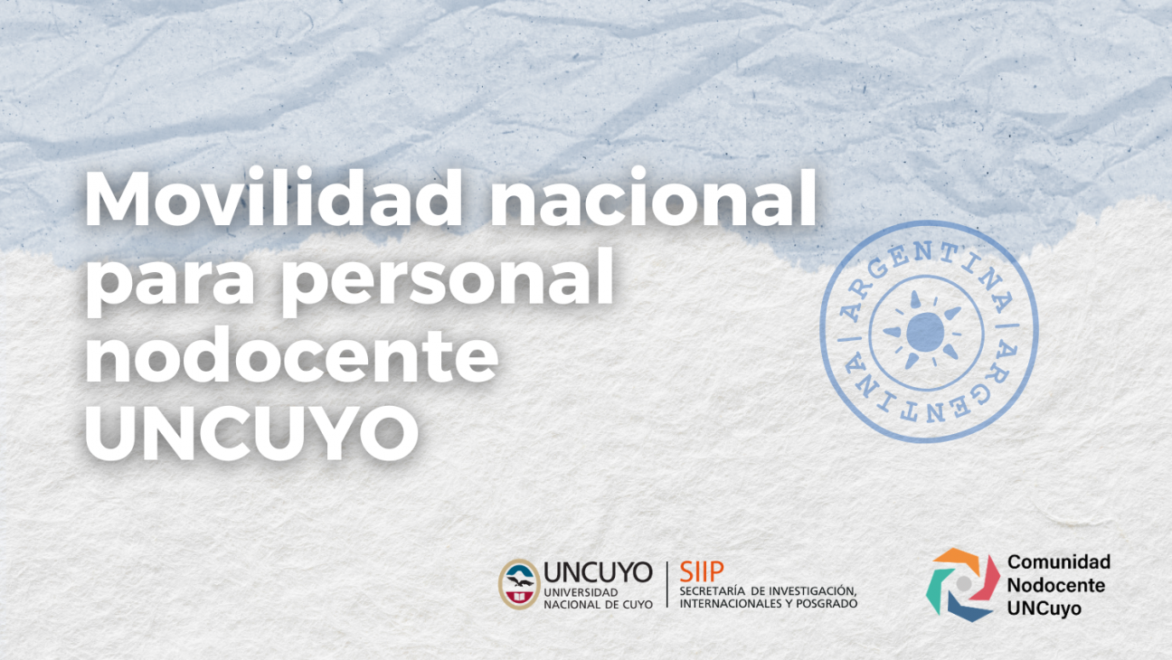 imagen Convocatoria de moviliad nacional para personal nodocente