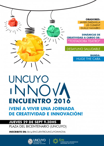 imagen Afiche Encuentro UNCUYO INNOVA