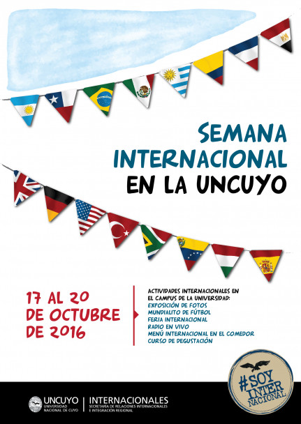 imagen Semana Internacional en la UNCUYO!