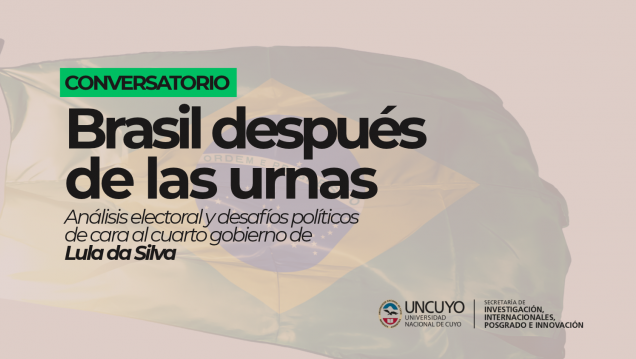 imagen Se realizará un conversatorio sobre los resultados de las elecciones de Brasil