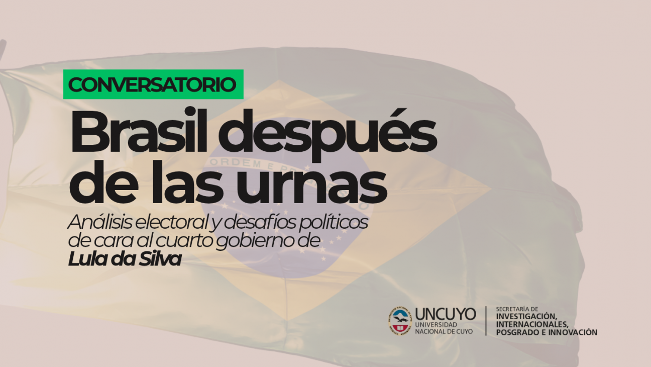 imagen Se realizará un conversatorio sobre los resultados de las elecciones de Brasil