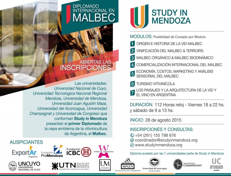 imagen Programa Diplomado Internacional en Malbec