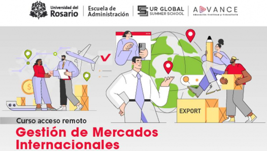imagen Curso Virtual para estudiantes sobre Gestión de Mercados Internacionales