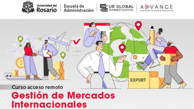 imagen Curso Virtual para estudiantes sobre Gestión de Mercados Internacionales