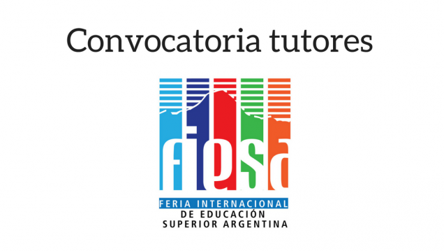 imagen Convocatoria de tutores para FIESA 2018 