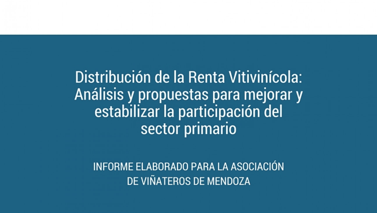 imagen Presentación Informe sobre la Distribución de la Renta Vitivinícola