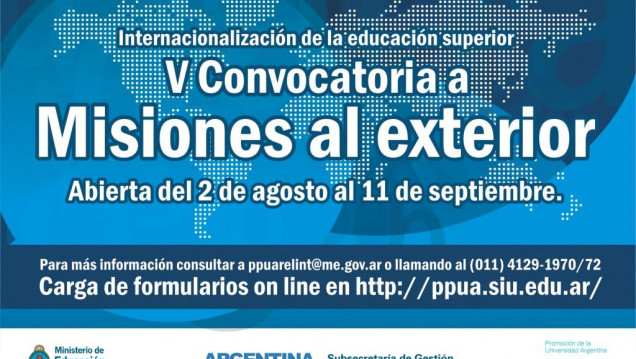 imagen Se extiende Convocatoria a Misiones V