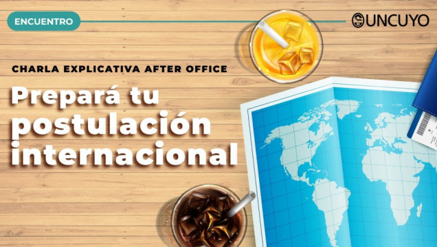 imagen Egresados UNCUYO podrán informarse sobre oportunidades de estudio en el extranjero en un after office internacional 