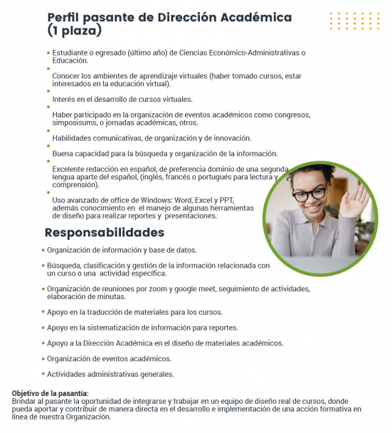 imagen La Organización Universitaria Interamericana (OUI) lanza su convocatoria para realizar pasantías virtuales