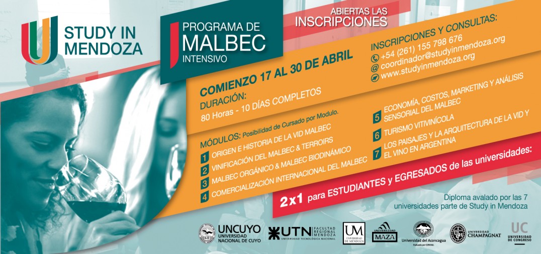 imagen Diplomado Internacional en Malbec