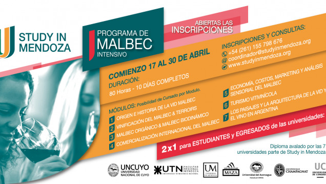 imagen Diplomado Internacional en Malbec. Modalidad Intensivo