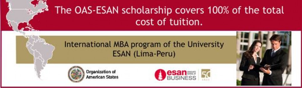 imagen Oportunidades de Becas OEA – Universidad ESAN, Lima‐Perú