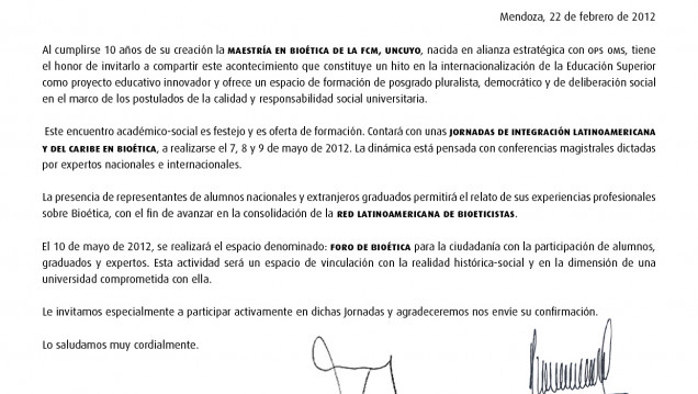 imagen Jornadas  y Foro de Integración en Bioética