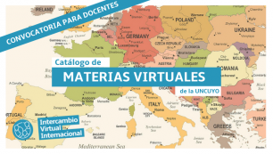 imagen convocatoria  para docentes: catálogo de materias virtuales