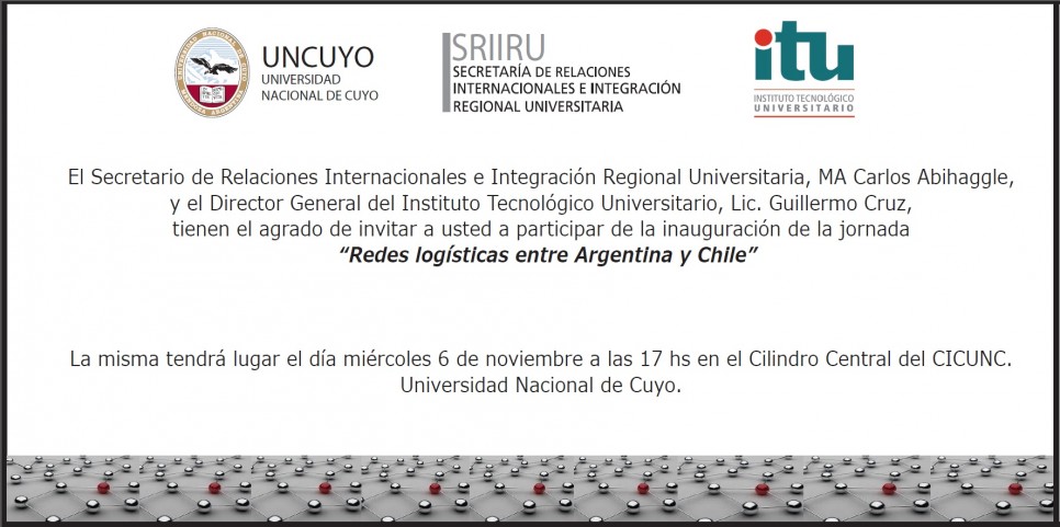 imagen Jornadas: "Redes logísticas entre Argentina y Chile"