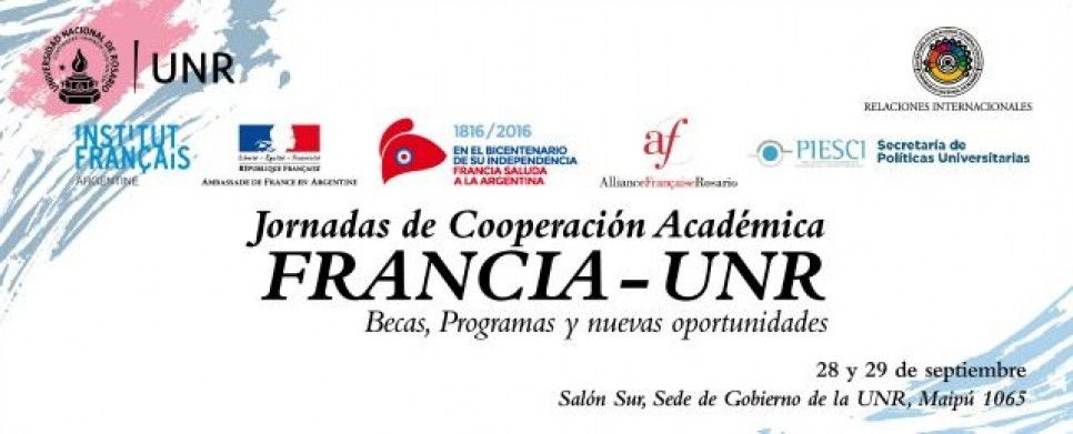 imagen La UNCUYO presente en las jornadas de Cooperación Académica Francia-UNR  de la Universidad Nacional de Rosario  
