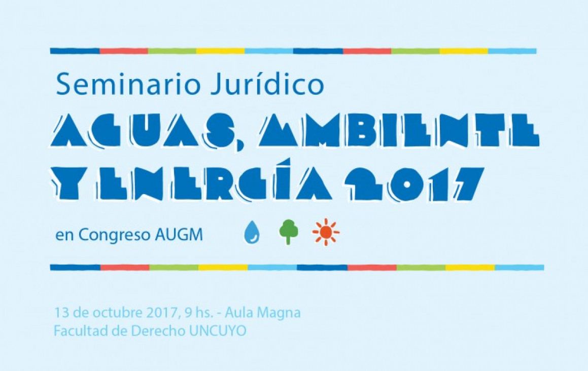 imagen Seminario Jurídico: Agua, Ambiente y Energía 