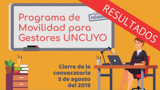 imagen Resultados finales: Convocatoria movilidad de gestores  2019-2020