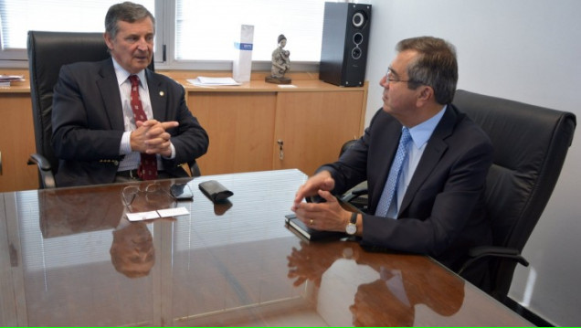 imagen Rector de universidad chilena visitó la UNCuyo