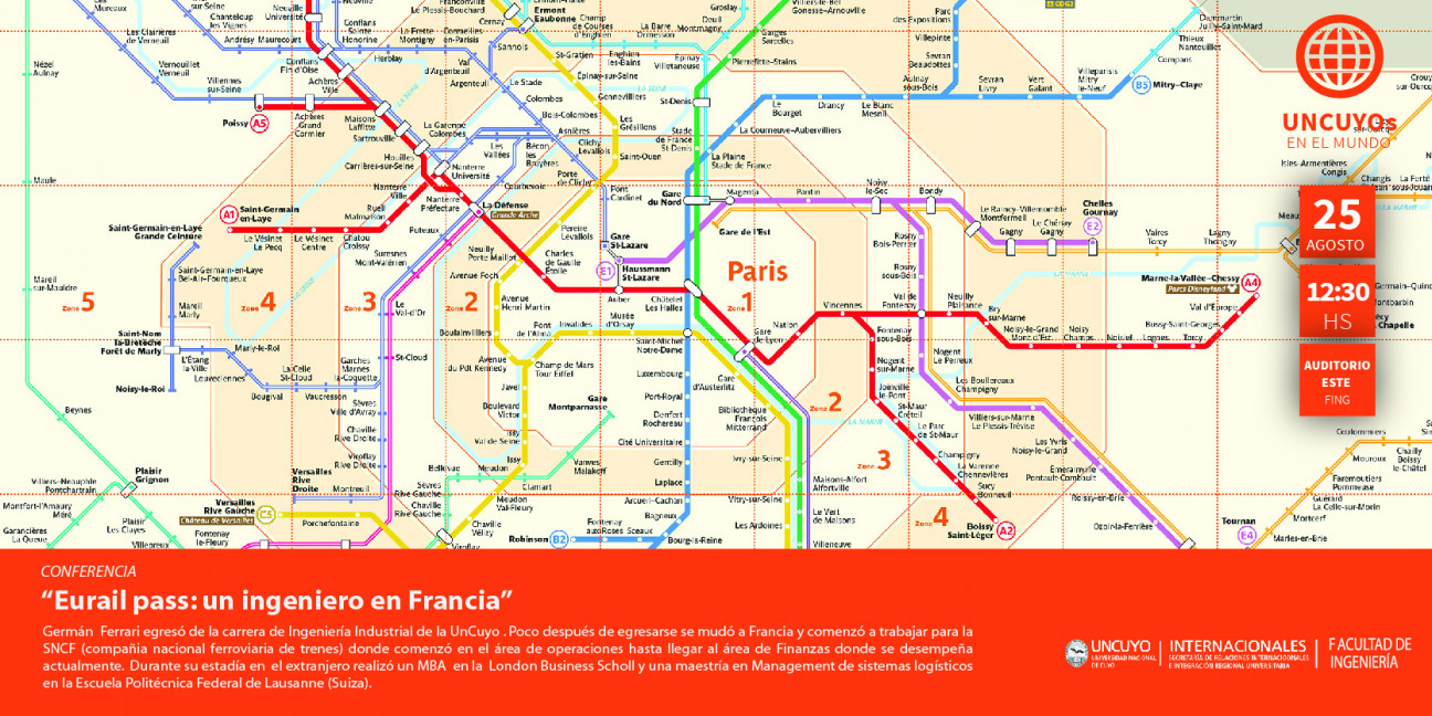 imagen Conferencia " EURAIL PASS: Un ingeniero en Francia"