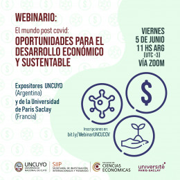 imagen El mundo post covid: oportunidades para el desarrollo económico y sustentable