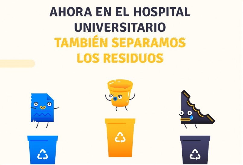 imagen ¡El Hospital Universitario Separa sus residuos!